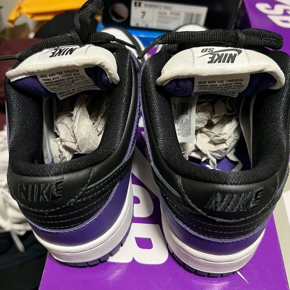 Amazon.com | Violet SB Dunk Low by Nike | Skateboarding Nike SB Dunk Court Purple Sz 7